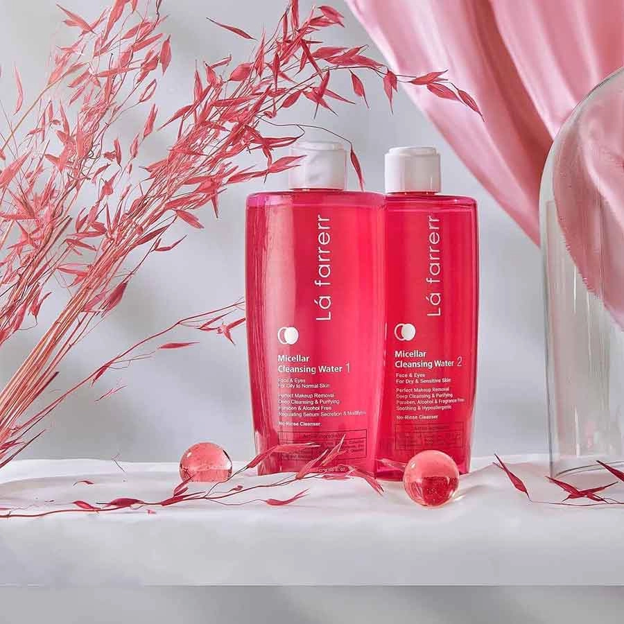 محلول پاک کننده چشم و صورت پوست خشک و حساس لافارر